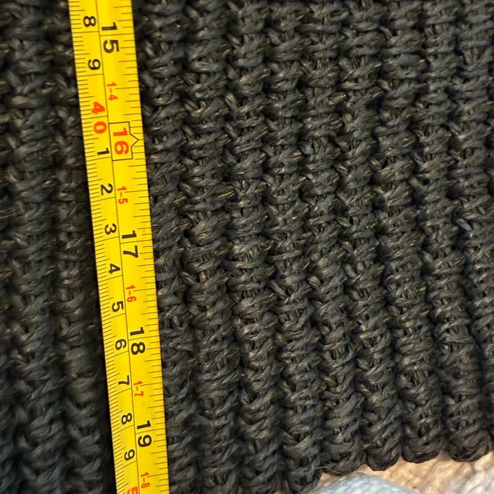 Stylish Black Woven Tote Bag by Merona - Picture 4 of 5
